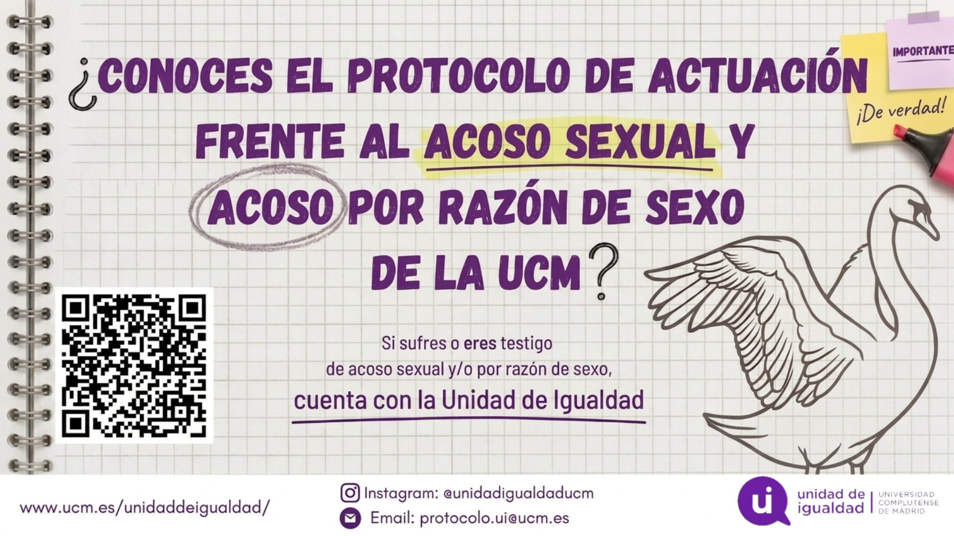 Nuevo Protocolo de actuación frente al acoso sexual y por razón de sexo de la Universidad Complutense de Madrid